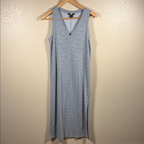 PAIGE Dresses & Skirts - PAIGE Heather Gray V-Neck Midi Dress